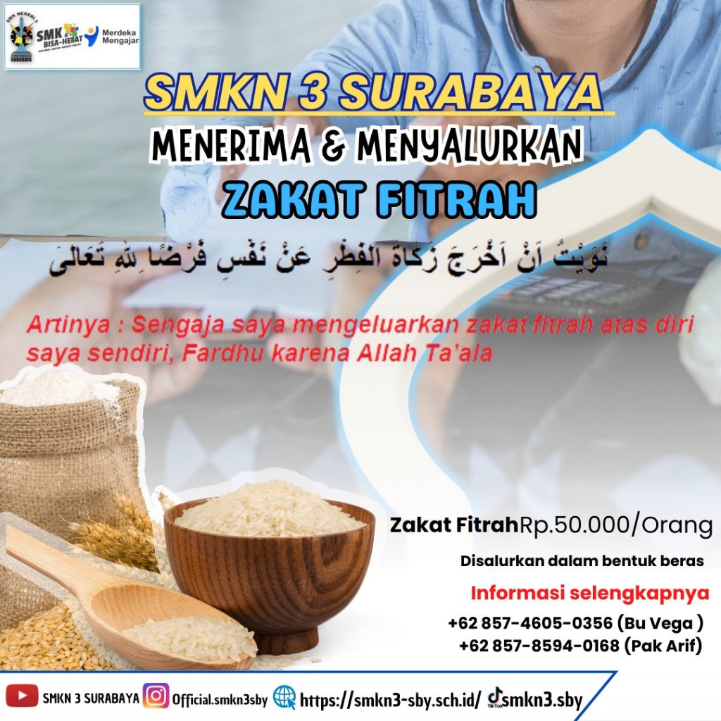 ZAKAT FITRAH SMKN 3 SURABAYA