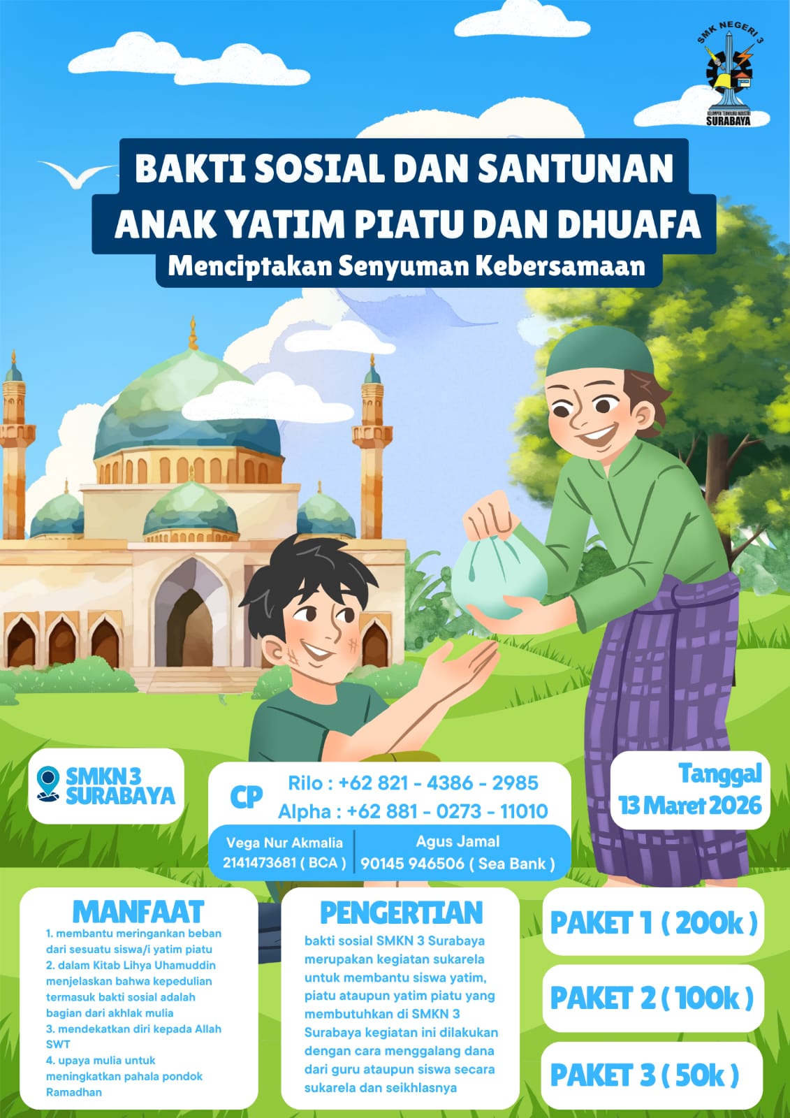 BAKTI SOSIAL DAN SANTUNAN