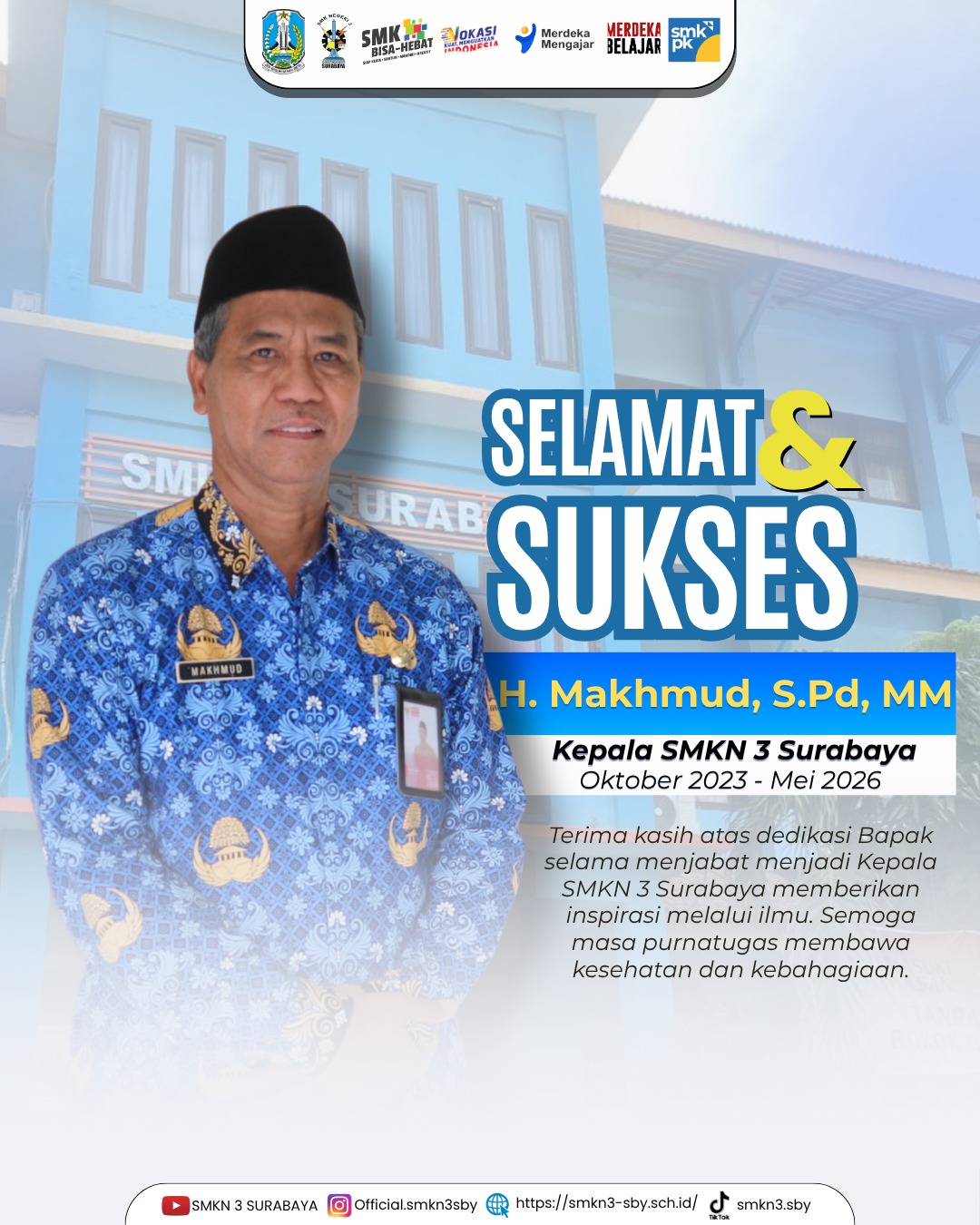 PURNA TUGAS BAPAK H. MAKHMUD, SPd.M.M