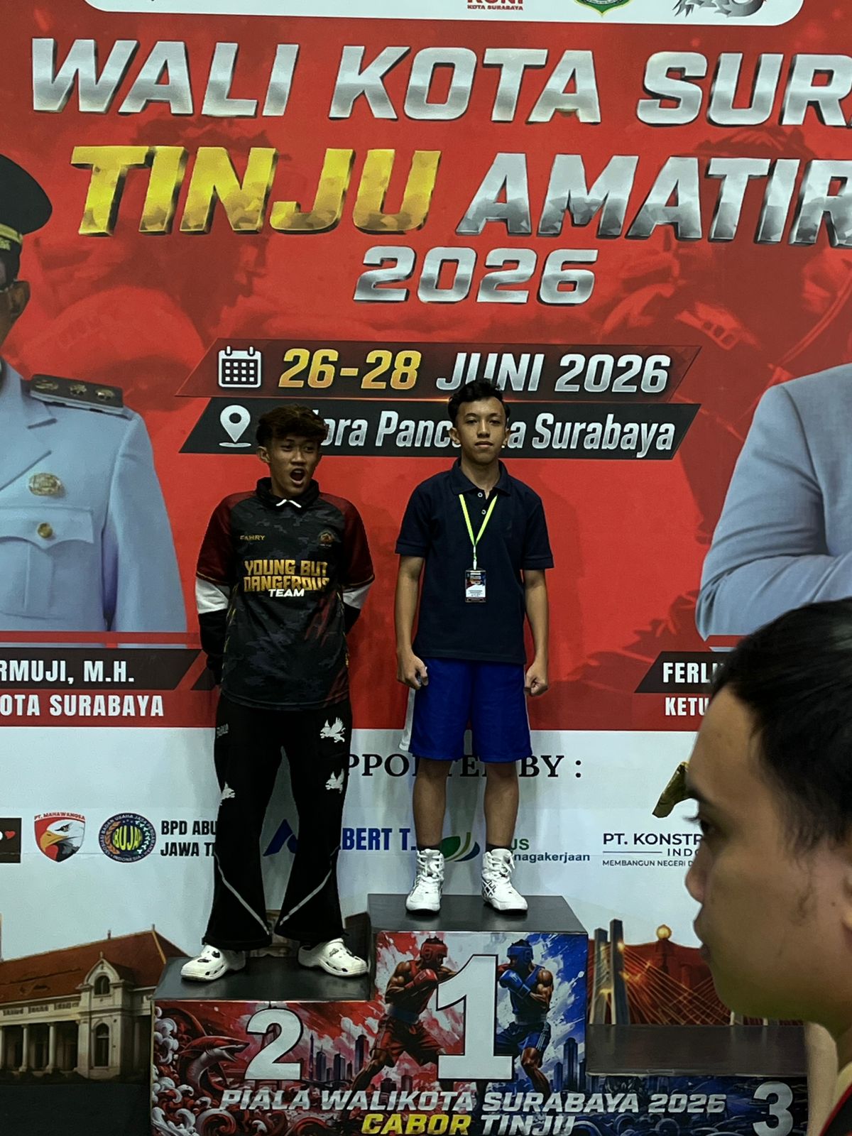 JUARA I LOMBA TINJU AMATIR PIALA WALIKOTA SURABAYA