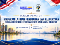 PROGRAM PELATIHAN PENDIDIKAN DAN KEBUDAYAAN SMKN 3 SURABAYA DI ADTEC JTM MALAYSIA