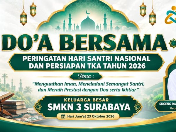 DOA BERSAMA "Peringatan Hari Santri Nasional Dan Persiapan TKA Tahun 2026"